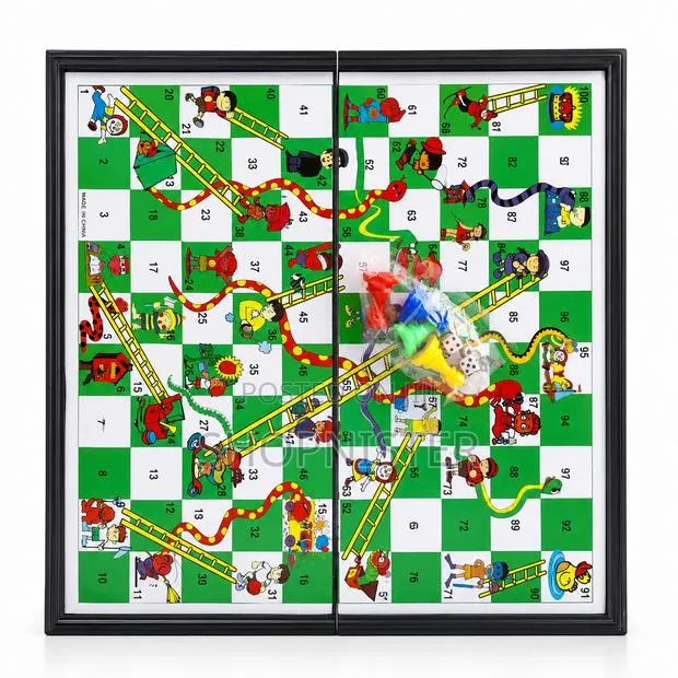 Classic Snake Ladders Board Game · Photo 1