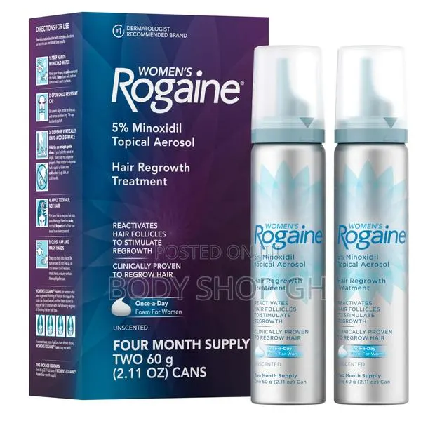 Rogaine for Women 5% Minoxidil Foam Treatment for Thinning Hair Loss · Photo 1