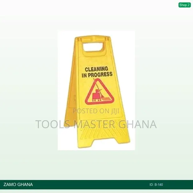 Pp Caution Board Cleaning in Progress - B-140 · Photo 1