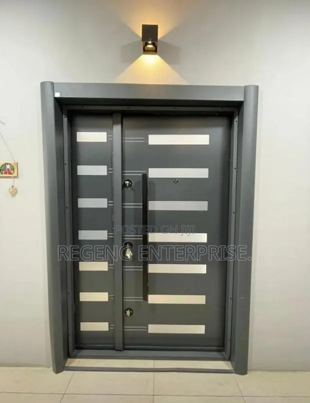 Doorco Embossed Security Door, (3) Locks Door · Photo 1
