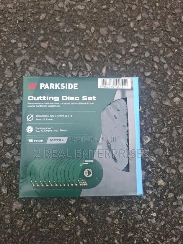 Parkside Cutting Disc Set 12 Pack Metal 125mm for Angle Grinders · Photo 1
