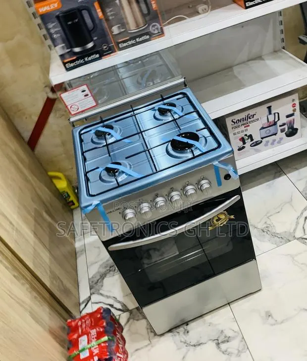 Neatly Sealed Volcano Gas Oven 4 Burner Manual Ignition – 50x50cm · Photo 1