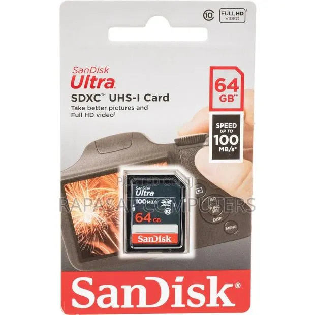 Sandisk 64gb Ultra SDXC Uhs-1 Card · Photo 1