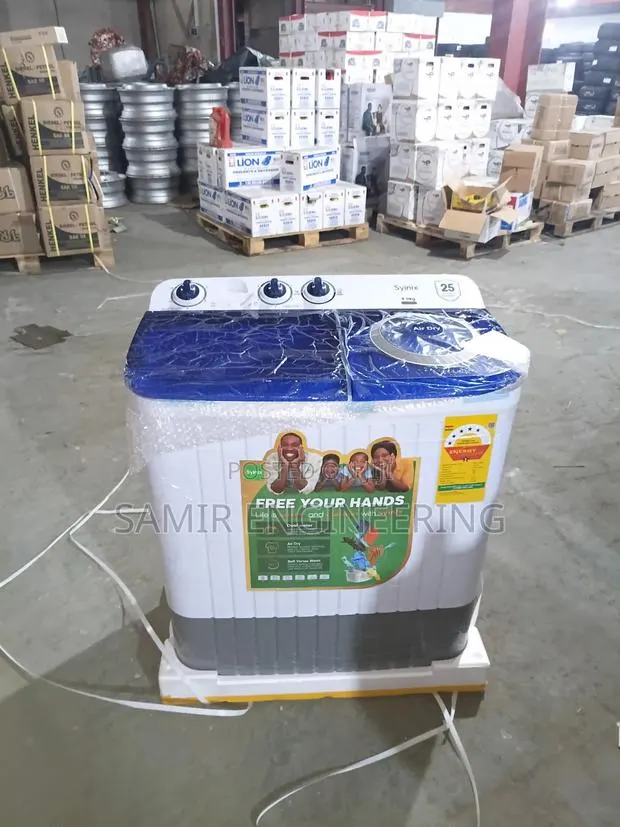 Effortless Laundry for Big Households: Syinix 9kg Power Wash Spin · Photo 1
