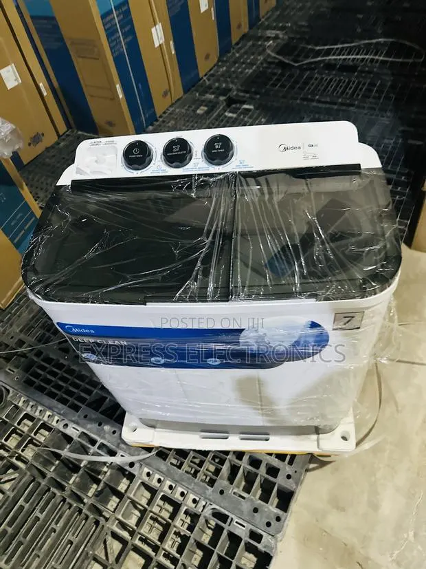 Lovely New White Topload Twintub Washing Machine Midea 7kg · Photo 1