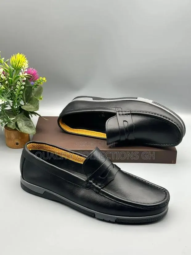 Authentic Men Leather Loafers · Photo 1