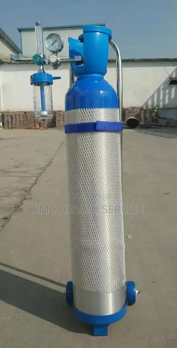 Medical Oxygen Cylinder With Regulator and Trolley (40l) · Photo 1