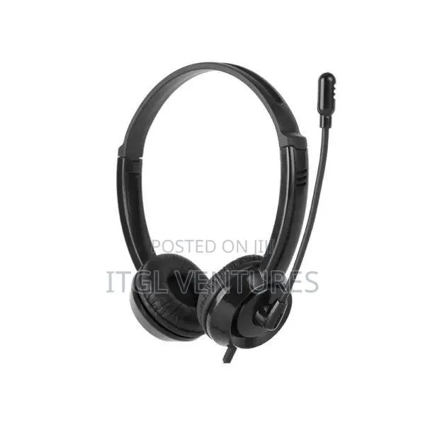 Hp Dhe-8009 Gaming Stereo Headphone With Mic, Black, Wired · Photo 1