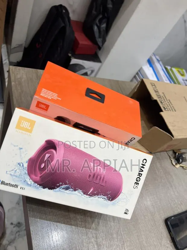 Order Quality JBL Charge 5 Portable Bluetooth Speaker(Pink) · Photo 1