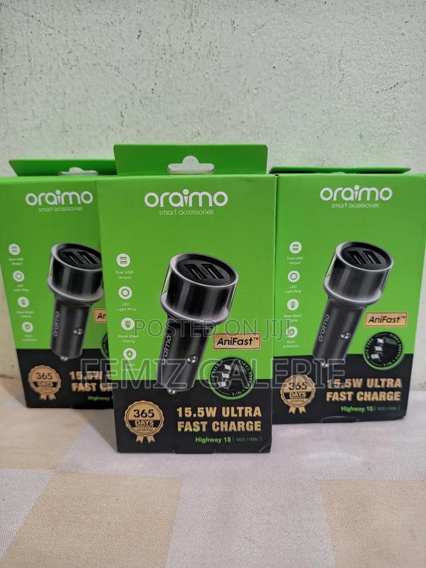 Oraimo 15.5W Highway Car Charger With 3-in-1 Cable · Photo 3