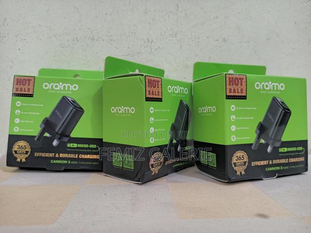 Oraimo Cannon 3 5W USB-A to Mini-Usb Wall Charger · Photo 1