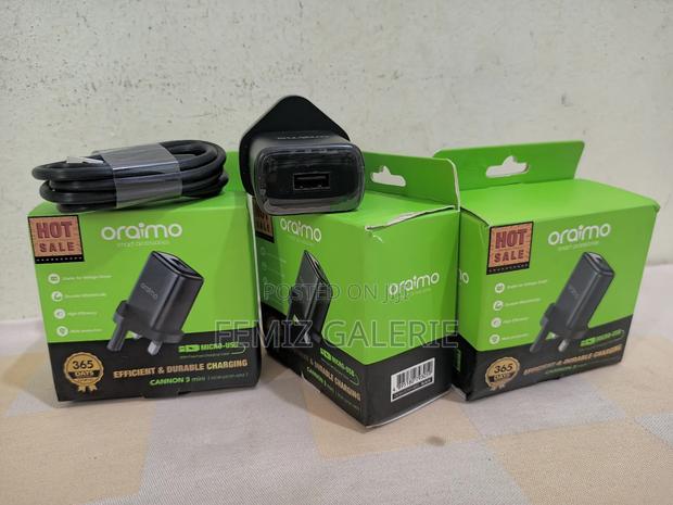 Oraimo Cannon 3 5W USB-A to Mini-Usb Wall Charger · Photo 2