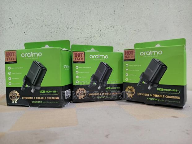Oraimo Cannon 3 5W USB-A to Mini-Usb Wall Charger · Photo 3