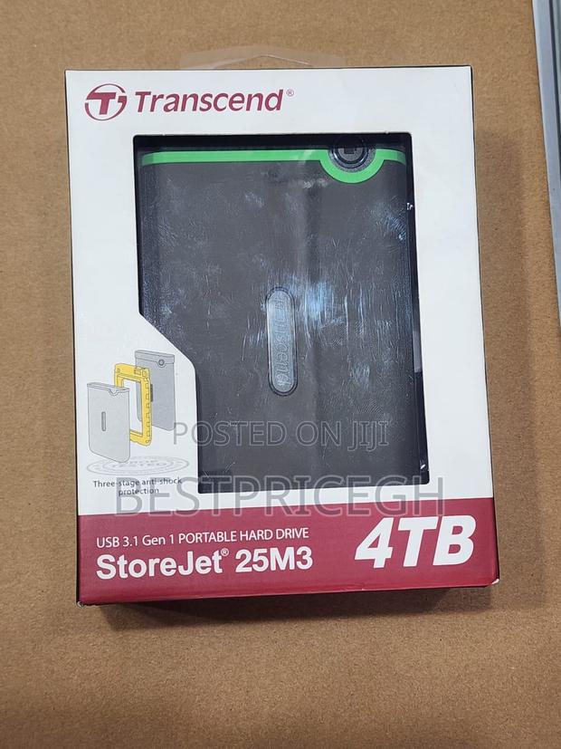Transcend Storejet 25M3 4TB Hard Drive. · Photo 1