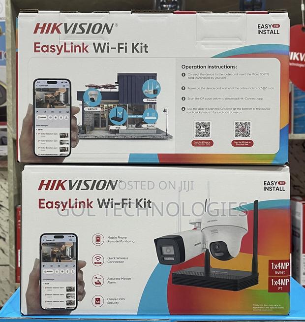 Hikvision Wifi Kit Nks424w02h 4mp Two Way Audio Camera · Photo 1