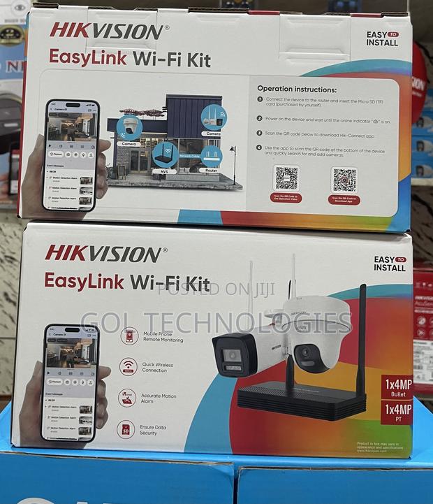 Hikvision Wifi Kit Nks424w02h 4mp Two Way Audio Camera · Photo 2