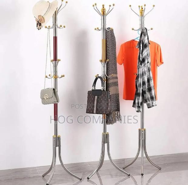 Coat Rack Stainless Steel Stand Rack - Fast Delivery in 2 Hours · Photo 1