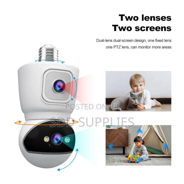 Bulb Security Camera Dual Lense · Photo 2