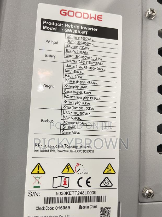 48v 30kw GOODWE Hybrid Inverters 3-Phase · Photo 2