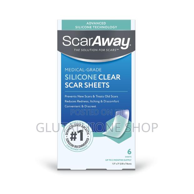 Scaraway Clear Silicone Scar Sheets, White, 6 Count · Photo 2