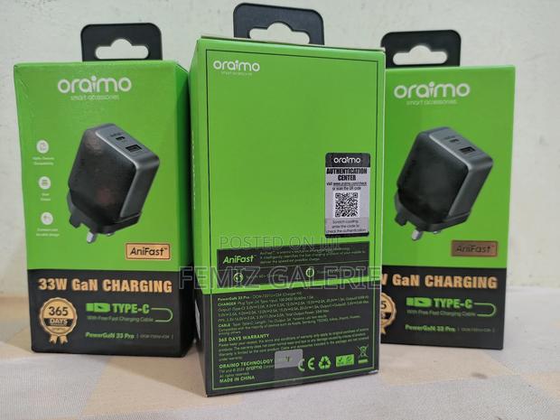 Oraimo Powergan 33 Pro 33w Gan Wall Charger · Photo 4