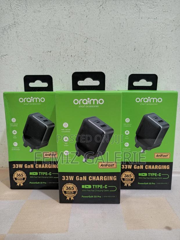 Oraimo Powergan 33 Pro 33w Gan Wall Charger · Photo 1