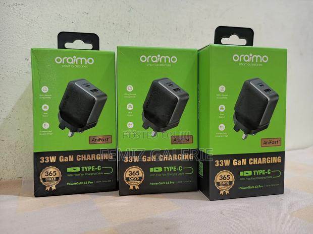 Oraimo Powergan 33 Pro 33w Gan Wall Charger · Photo 3