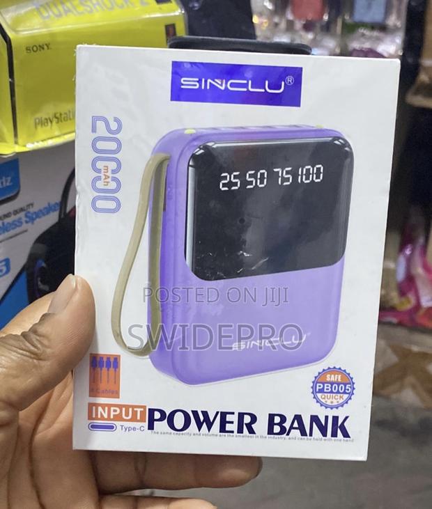 Sinclu20,000mah Capacity Power Bank · Photo 1