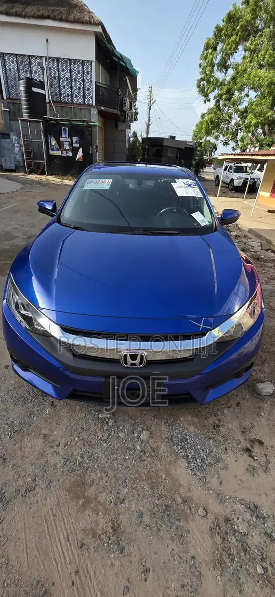 Honda Civic EX-L Sedan 2018 Blue · Photo 1