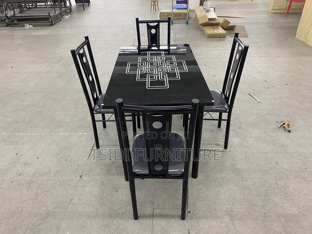 Quality Glass Dining Sets With 4chairs A31/B33 · Photo 2
