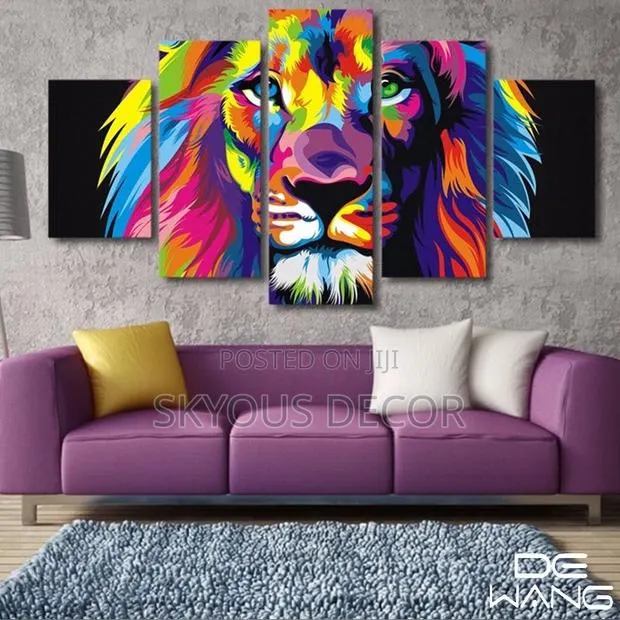 Colorful Tiger Wall Art Hangings · Photo 1