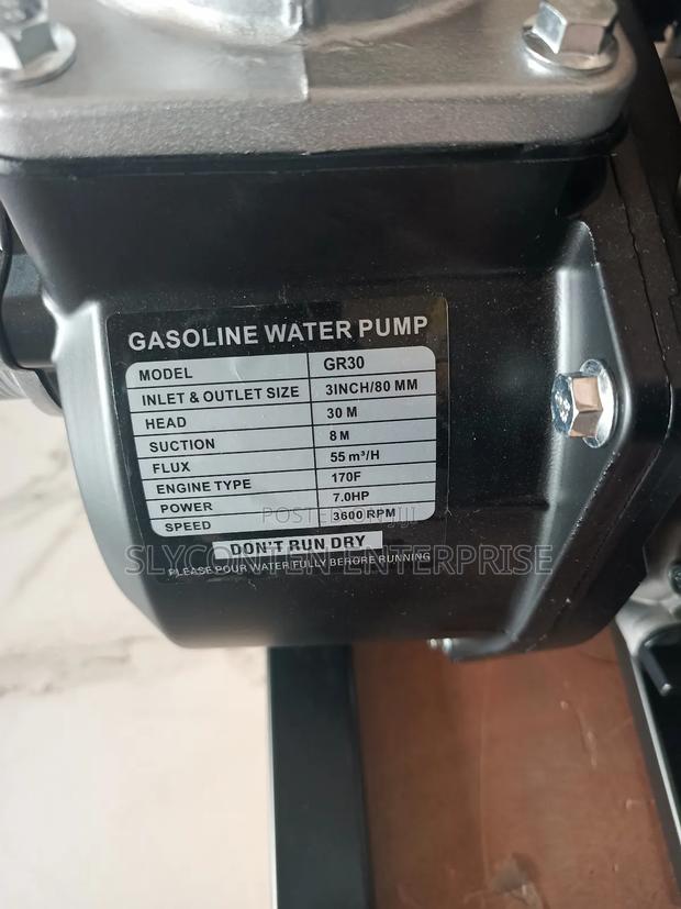 7.0HP Fuel Powered Water Pump 3" · Photo 5