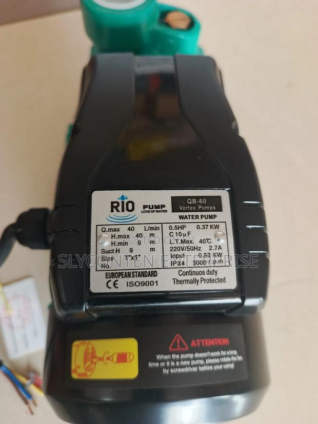Rio 0.5hp Water Pump · Photo 3