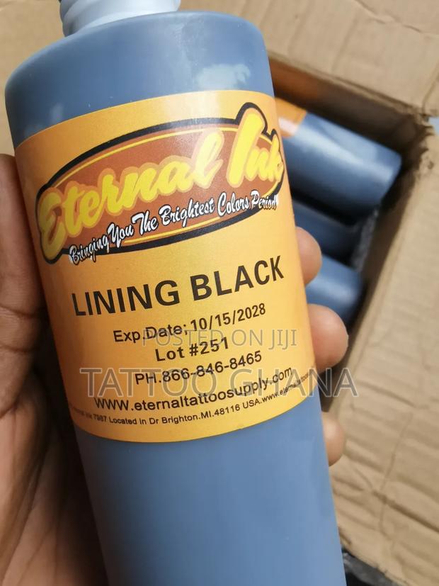 240ml Eternal Tattoo Ink Lining Black · Photo 3