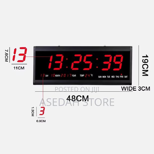 Electric Led Number Clock (Not Battery and Remote Control) · Photo 2