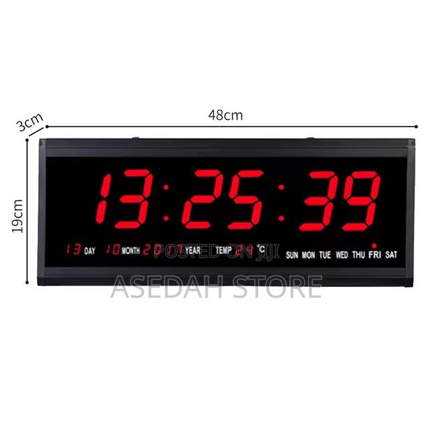Electric Led Number Clock (Not Battery and Remote Control) · Photo 1