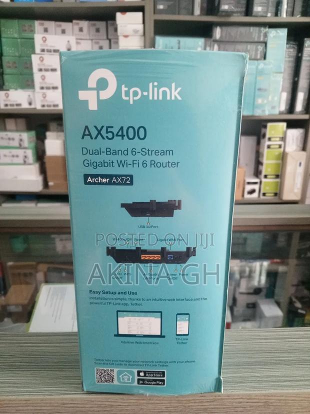Tp-Link Archer Ax72 Ax5400 Dual-Band Gigabit Wi-Fi 6 Router · Photo 3