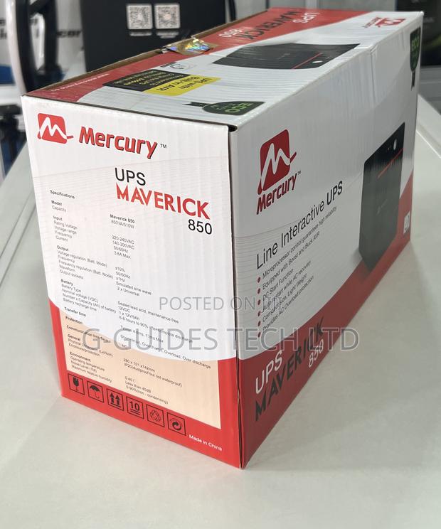 850va Mercury Ups 510w, Mercury 850va Maverick Ups 510watt · Photo 2