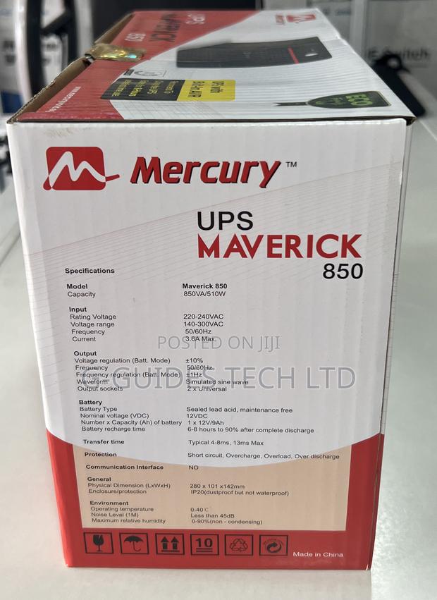 850va Mercury Ups 510w, Mercury 850va Maverick Ups 510watt · Photo 6