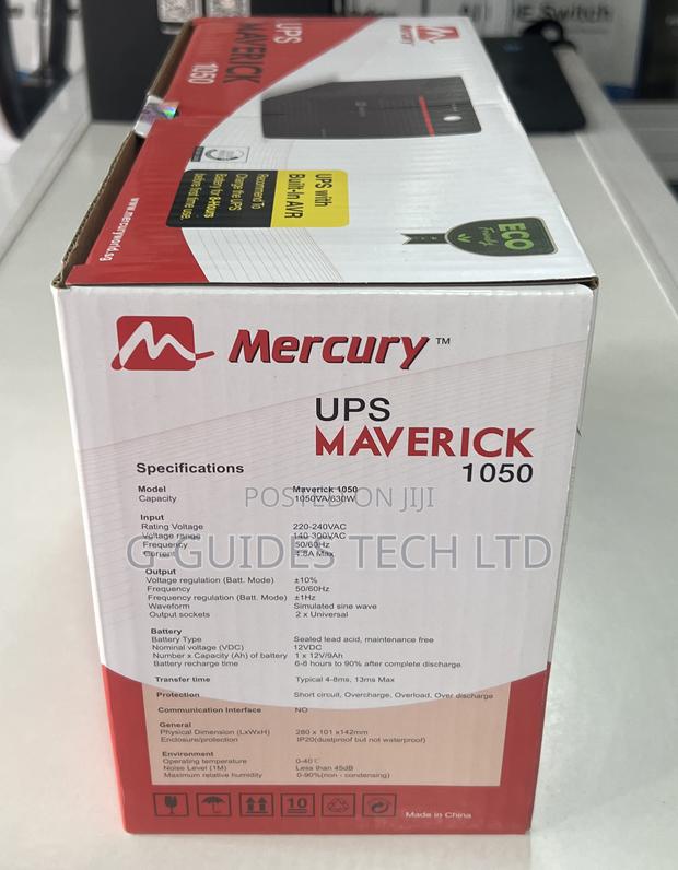 1050va Mercury Ups 630w, Mercury 1000va Maverick Ups 630watt · Photo 2