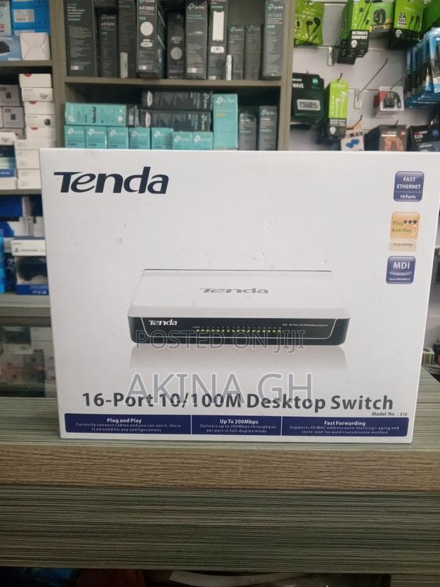 Tenda 16 Port 10/100m Desktop Switch S16 · Photo 1