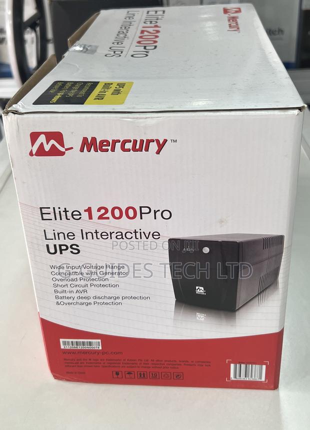 1200va Mercury Ups 720w, Mercury Elite 1200 Pro Ups 720watt · Photo 6