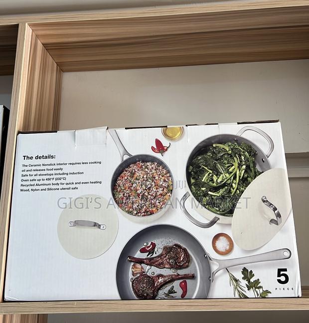 The CELLAR Ceramic Nonstick Cookware 5 Set · Photo 3