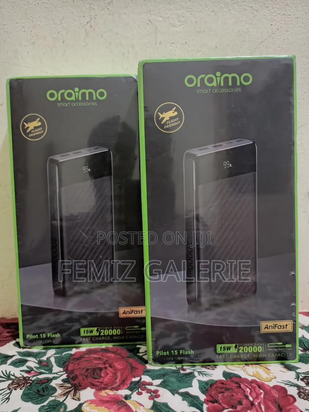 Oraimo Pilot 15 Flash 20000mah 15W · Photo 1