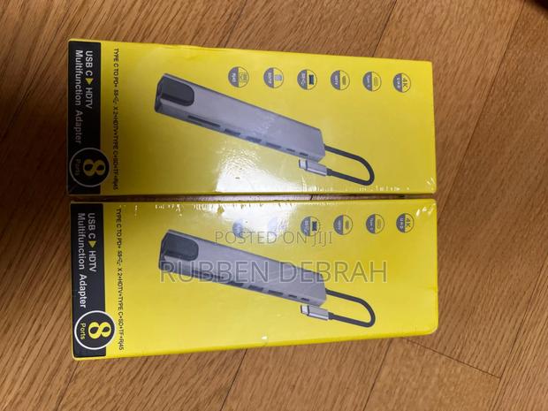 Type C Usb 8 in 1 3 1 to Hdmi Hub Adapter With Sd Tf Rj45 · Photo 6