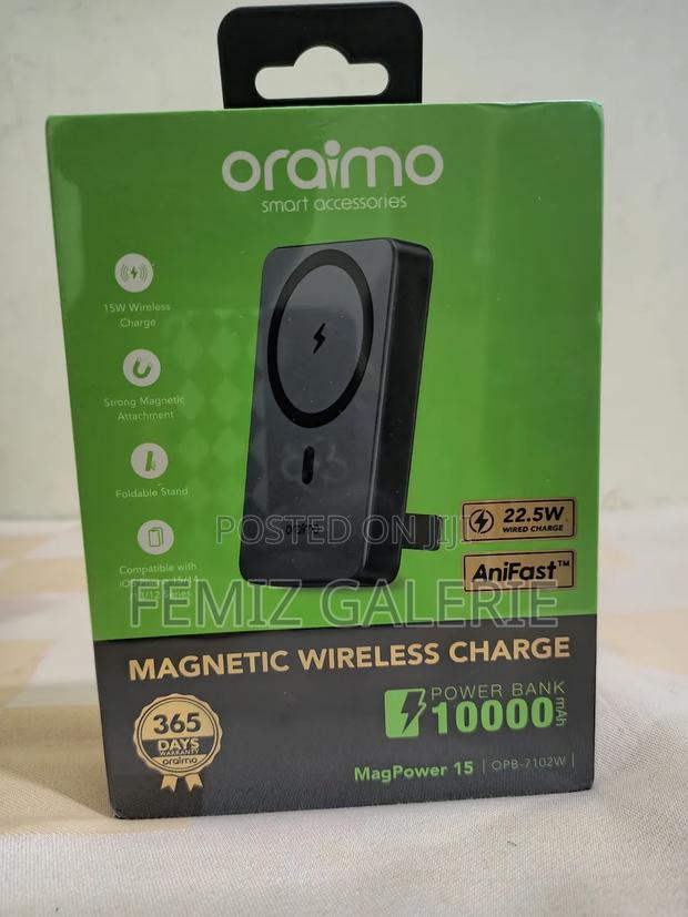 Oraimo Magpower 15 10000mah Wireless and Wired Power Bank · Photo 2