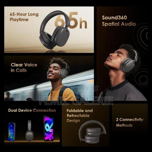 Oraimo Boompop Lite Enc Over-Ear Wireless Headphones · Photo 3