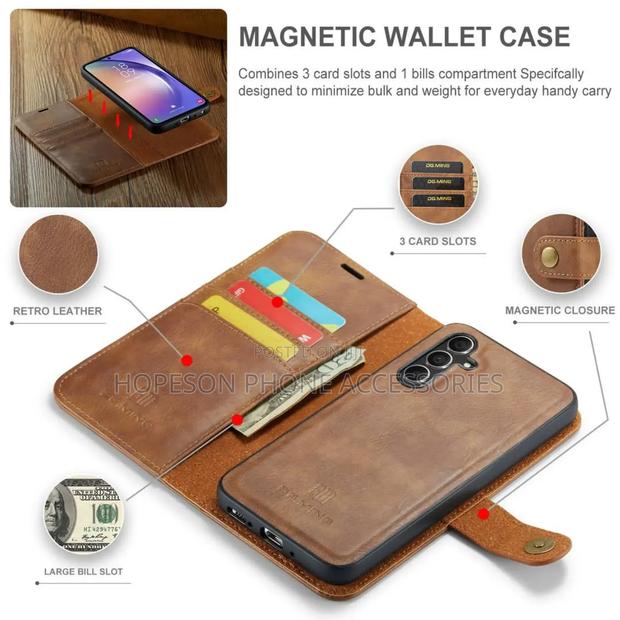 Samsung (2in1) Detachable Flip Leather Cases With Wallet · Photo 2