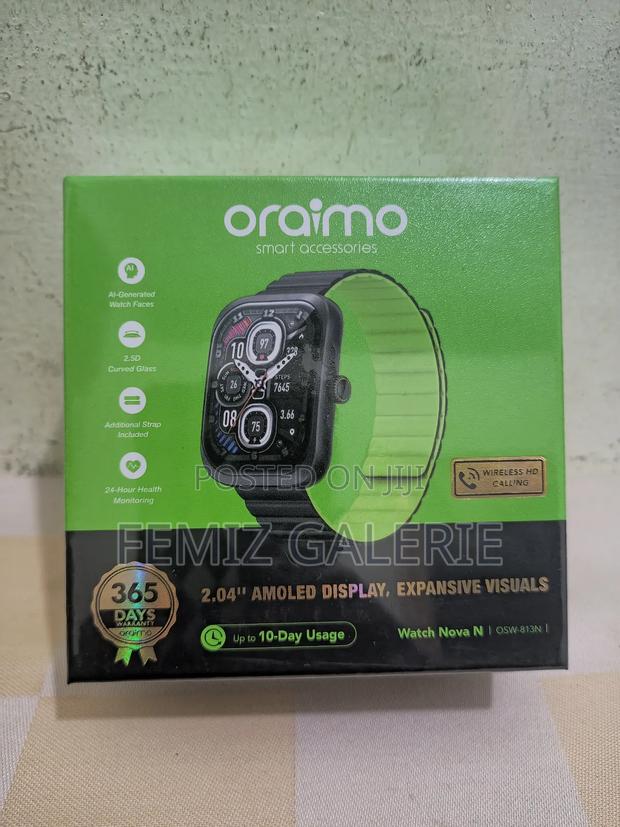 Oraimo Watch Nova N 2.5d Curved Glass Smart Watch · Photo 1