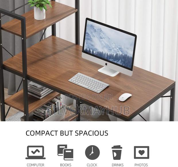 Computer Desk With Book Shelves · Photo 3